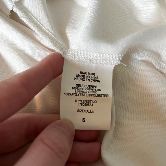 As U Wish White Lace A-Frame Mini Dress Size Small - Picture 10 of 12